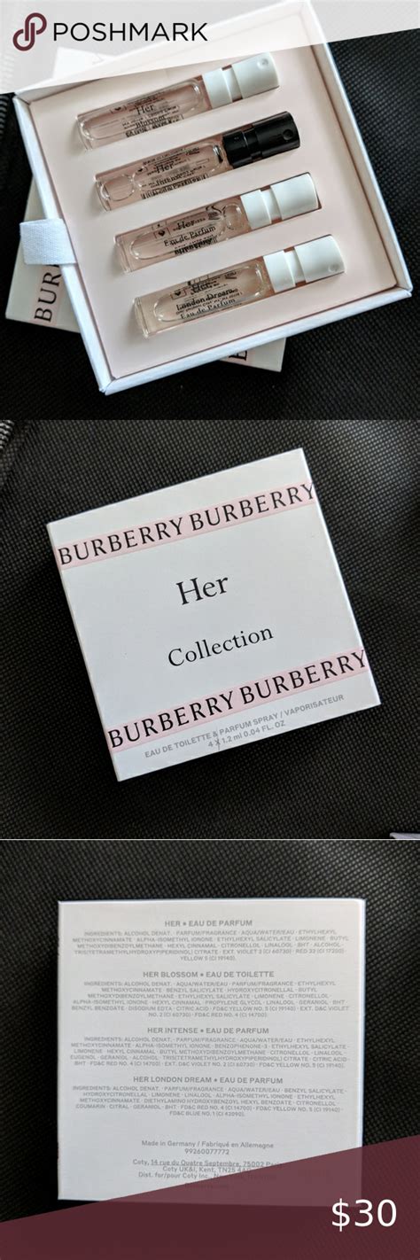 burberry her sample set|burberry her 1.0 oz.